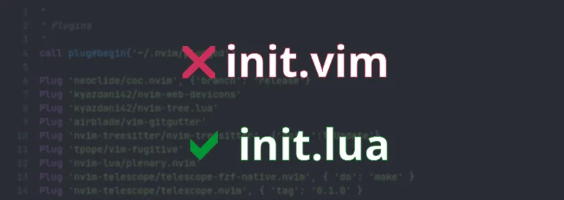 init.vim and init.lua