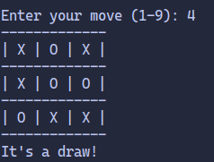 TicTacToe game example