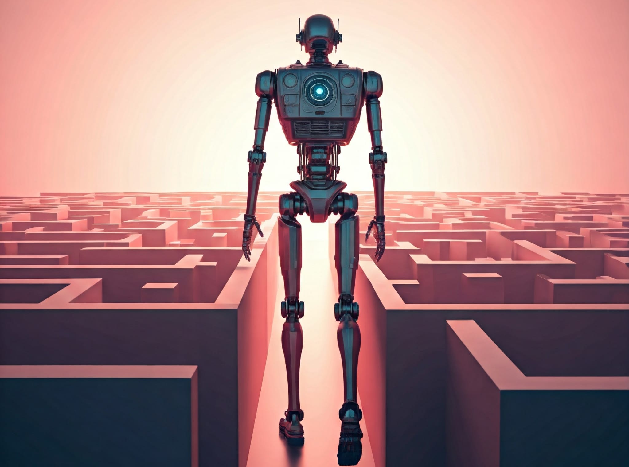 Labirinto com inteligência artificial