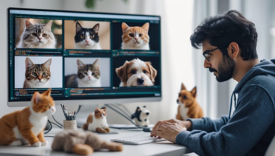 Visão computacional Java - Detecção de gatos e cachorros